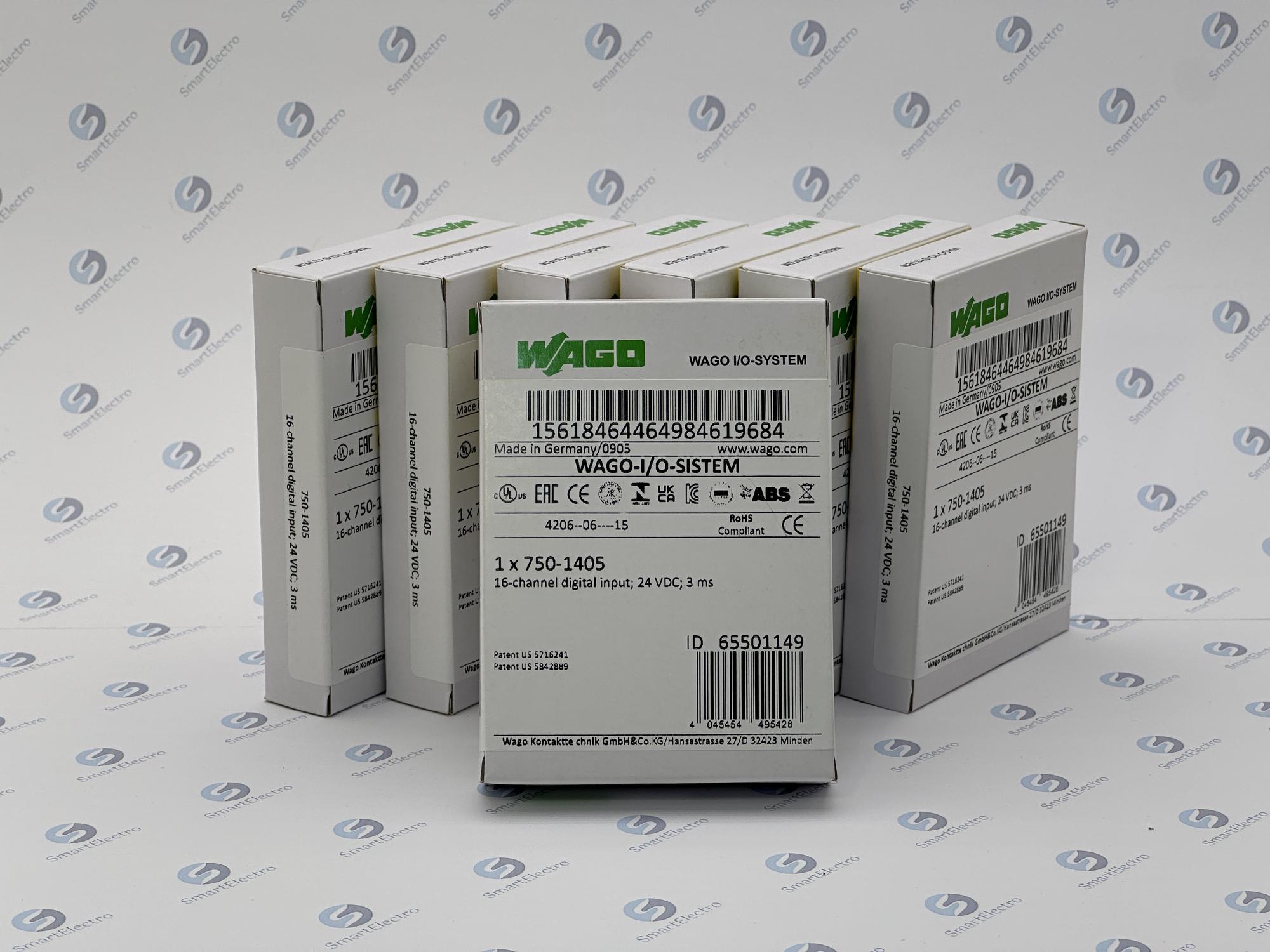 Wago 750-1405/040-000 (16 ДВх 24 В пост. тока).