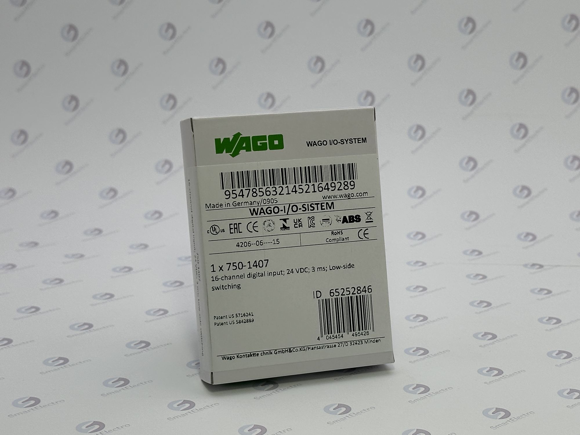 Wago 750-1407 (16 ДВх 24 В пост. тока.)