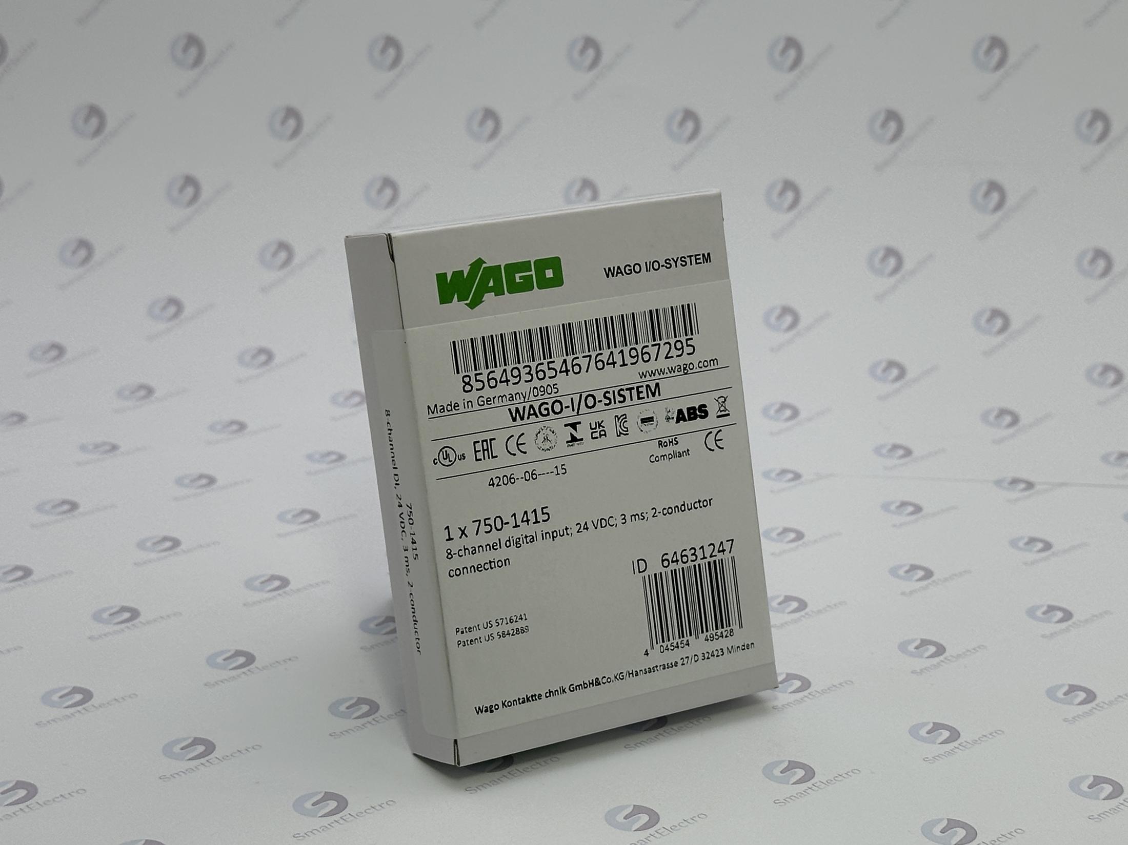 Wago 750-1415/040-000 (8DI 24 В пост. тока).