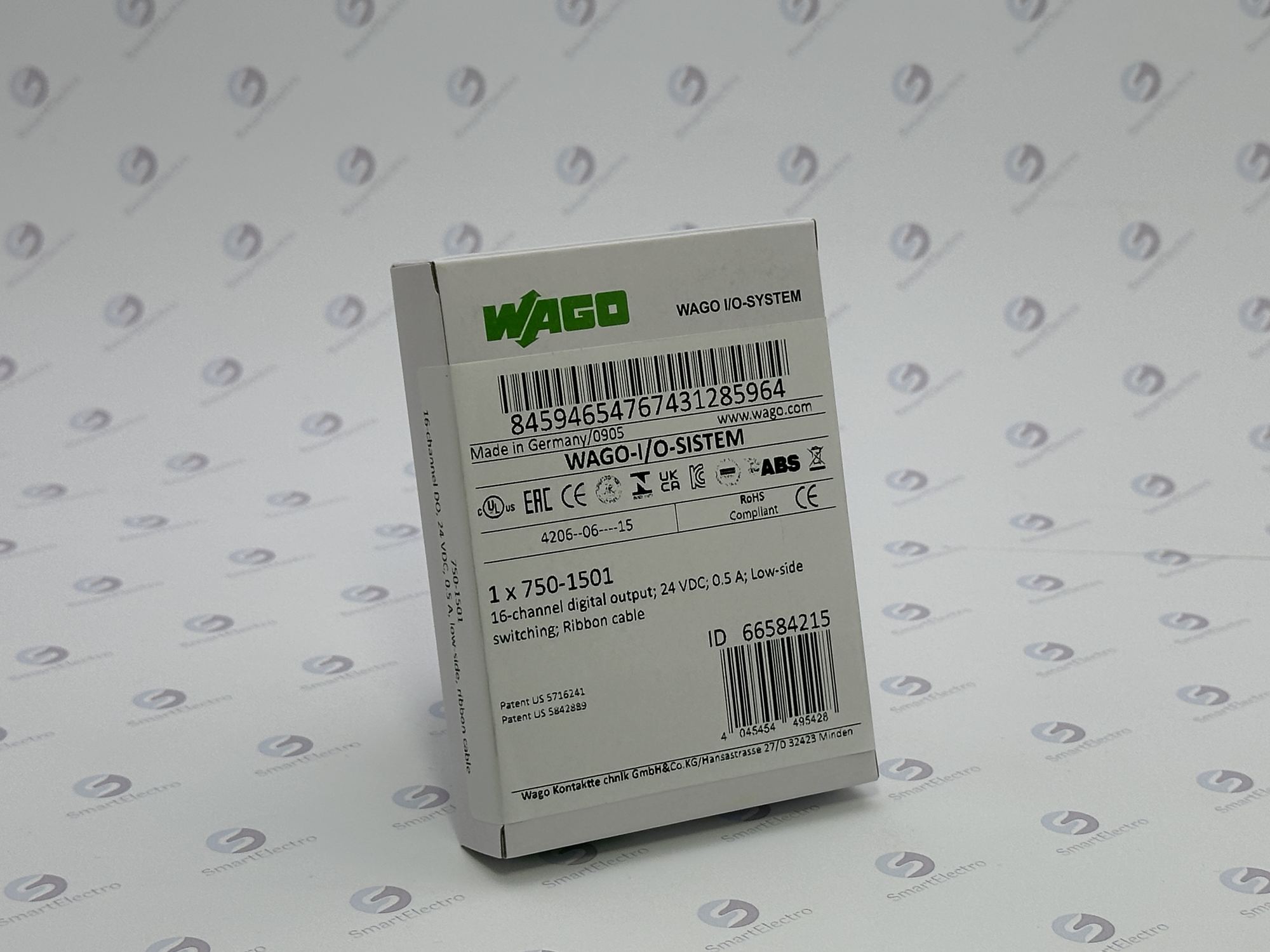 Wago 750-1501 (16 ДВых 24 В пост. тока 0,5 A).