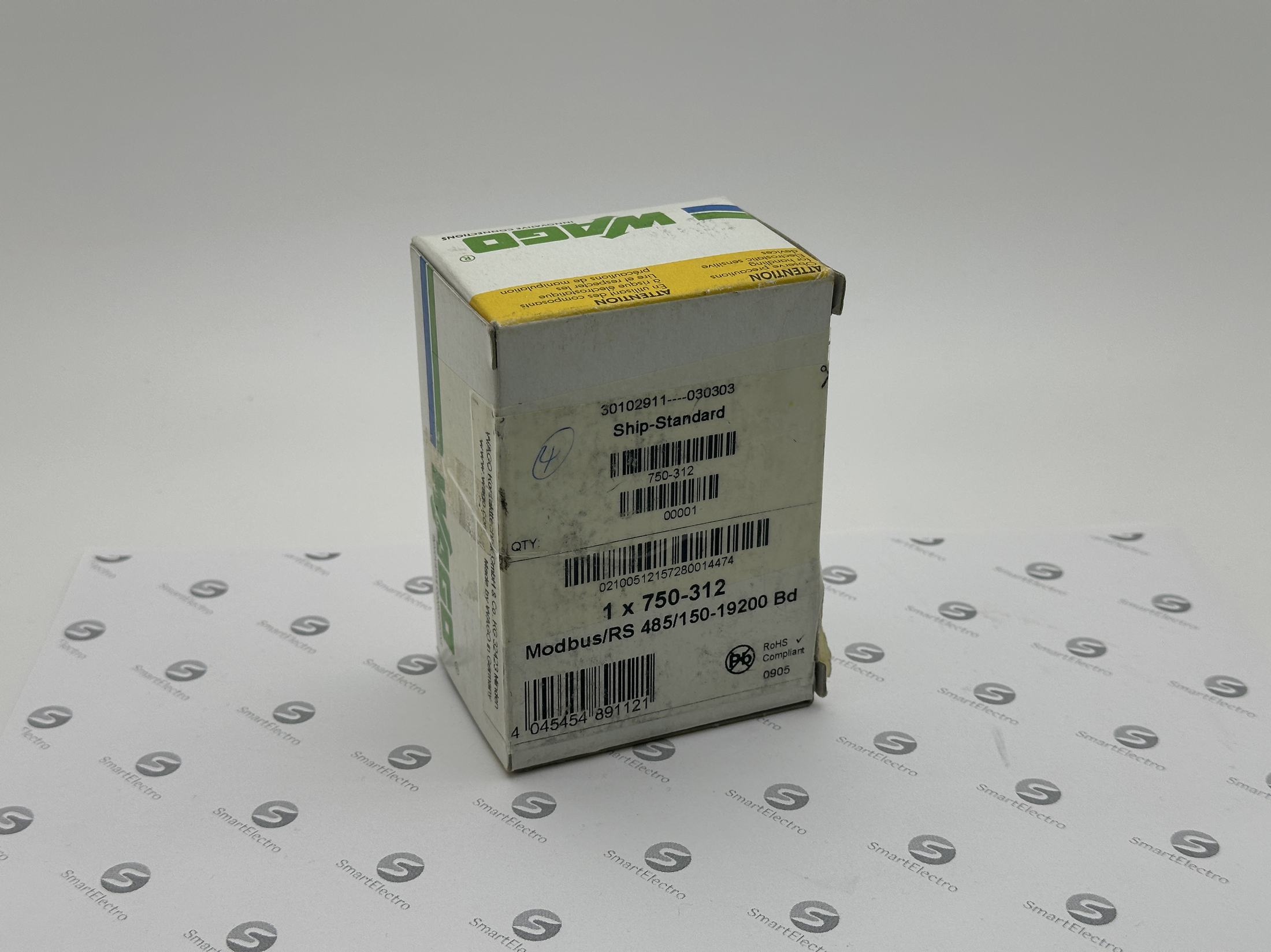 Wago 750-312 (Каплер Modbus, RS-485, 19.2 kBd)