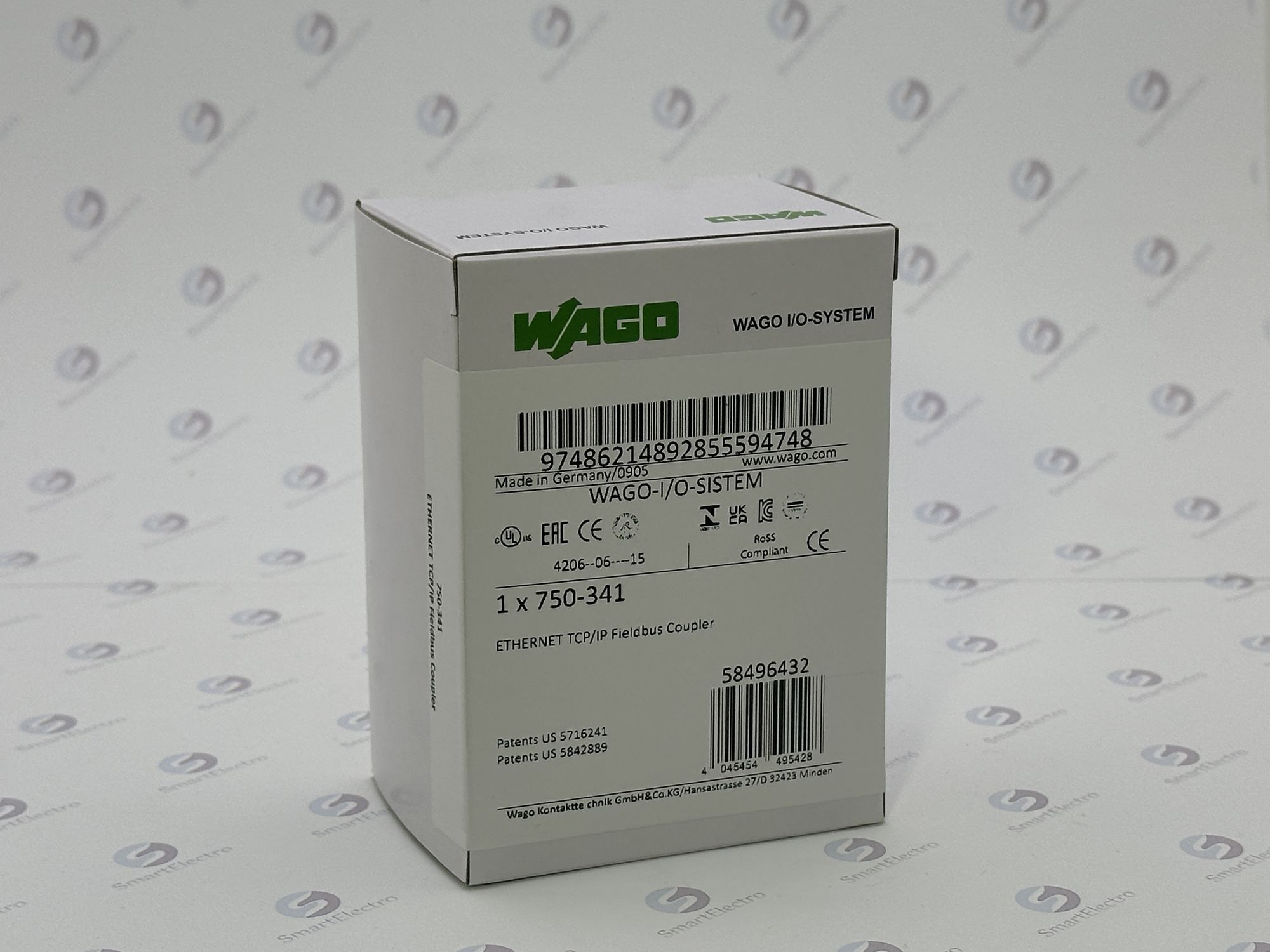 Wago 750-341 (Каплер Ethernet TCP / IP, 10/100 Мбит/с)