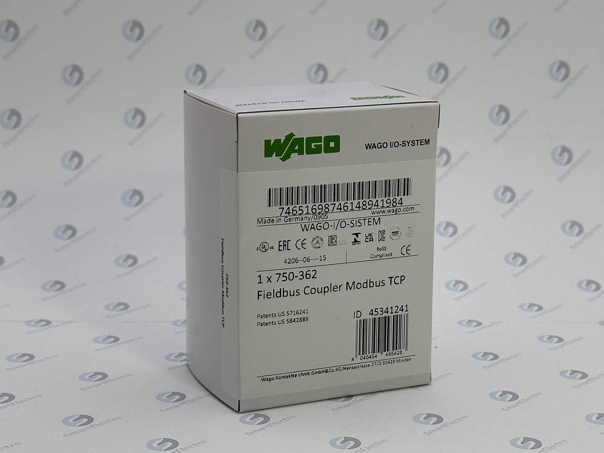 Wago 750-362 (Каплер Modbus (TCP, UDP), RJ-45 (x2), G4)