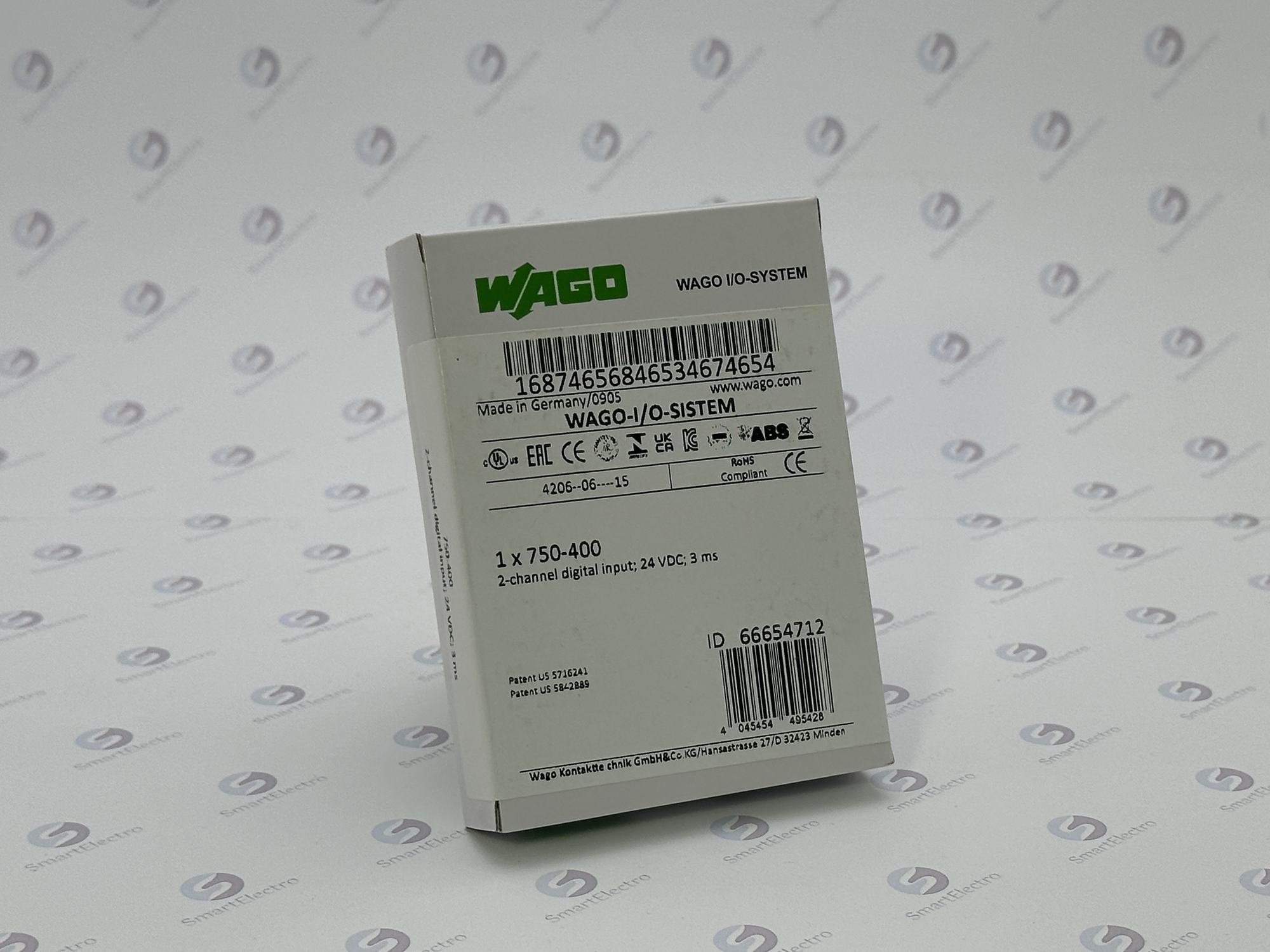 Wago 750-400 (2-канал. модуль дискретного ввода, 24 V DC, 3,0 мс)