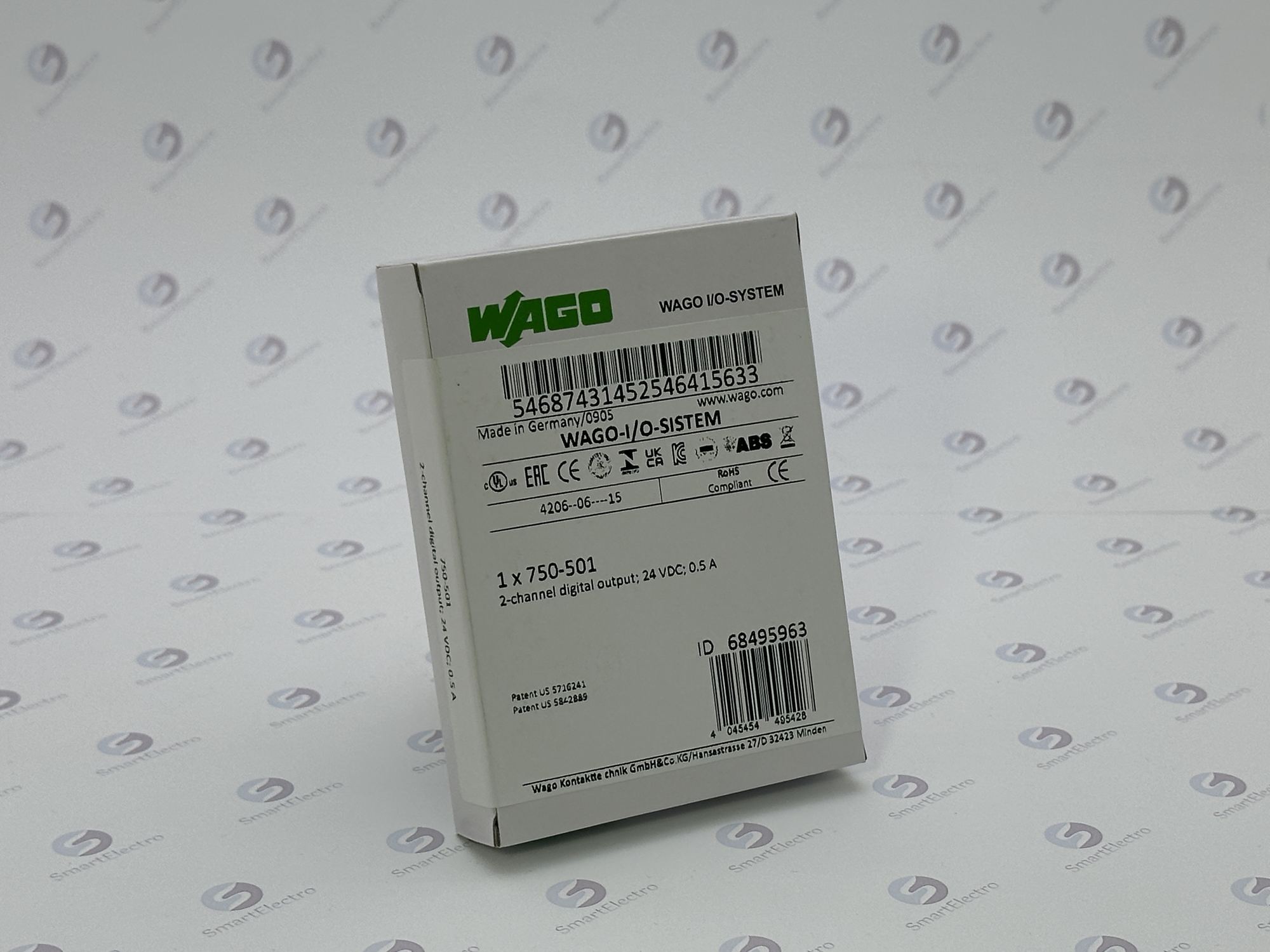 Wago 750-501 (2 ДВых 24 В пост. тока 0,5 A).