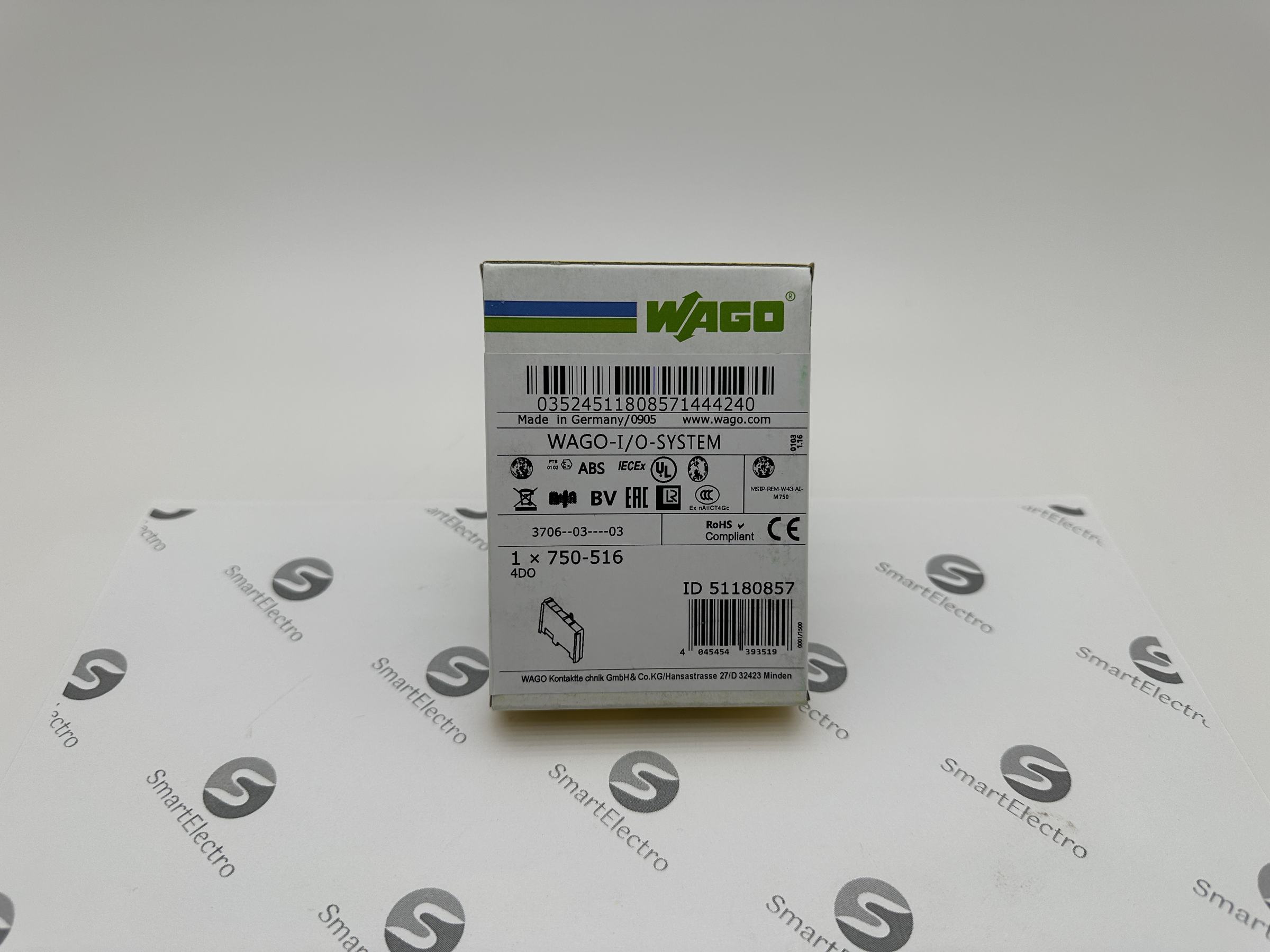 Wago 750-516 (4-кан. модуль дискретного ввода, 24 V DC, 0,5 A, LSS)