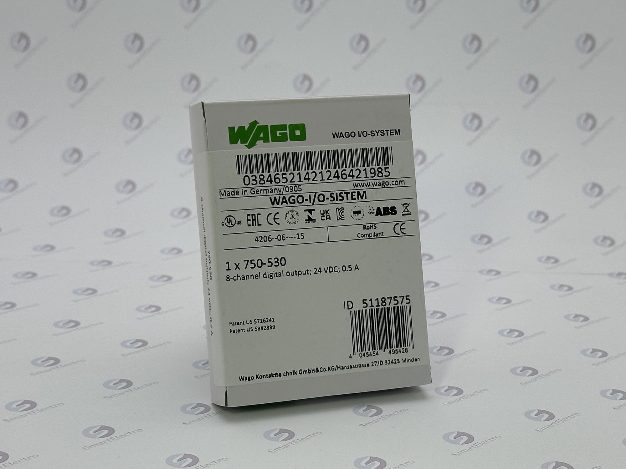 Wago 750-530 (8-канал. дискретный вывод, 24 V DC, 0,5 A, HSS)