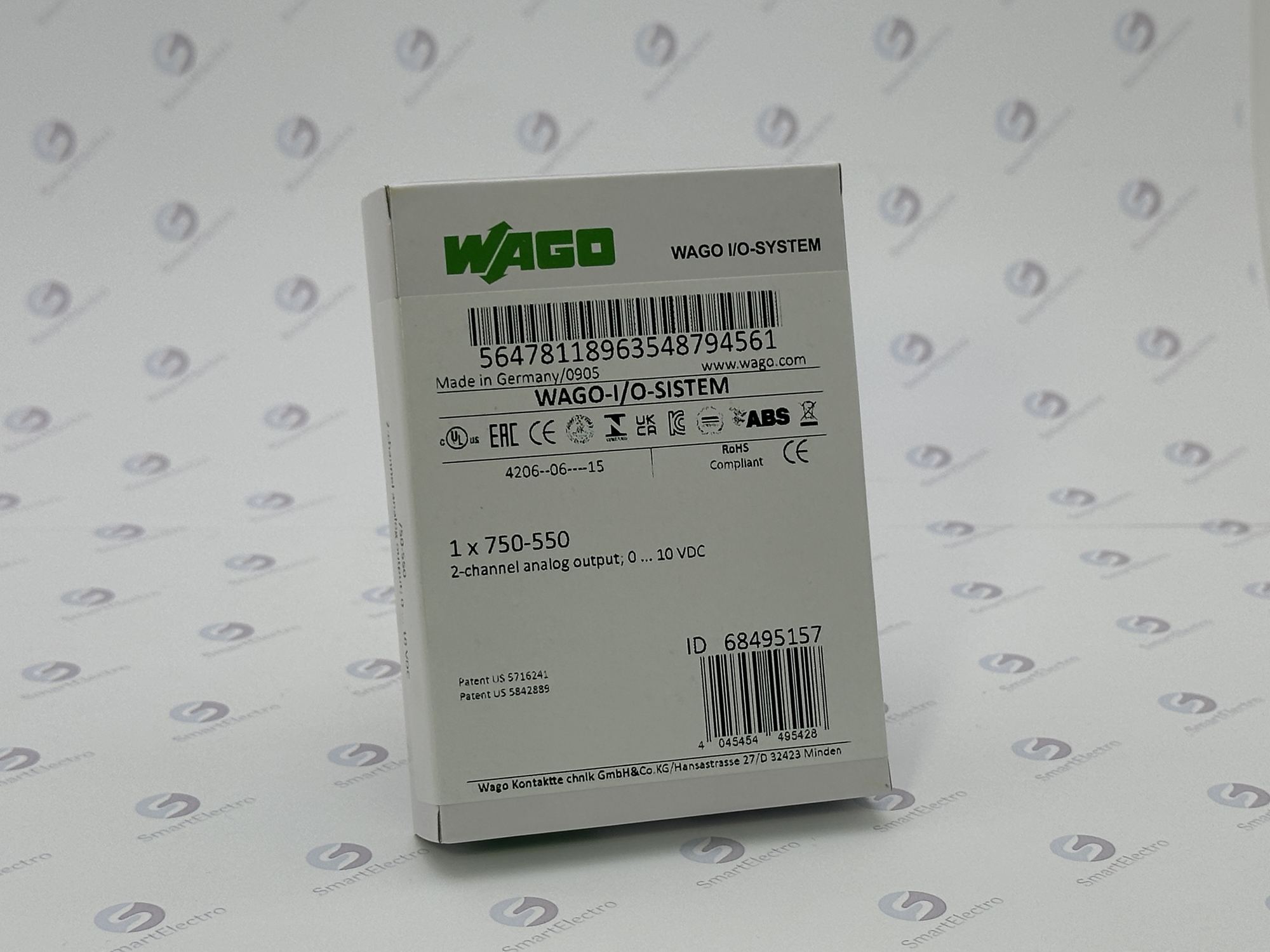 Wago 750-550 (2 АВых 0 - 10 В пост. тока).