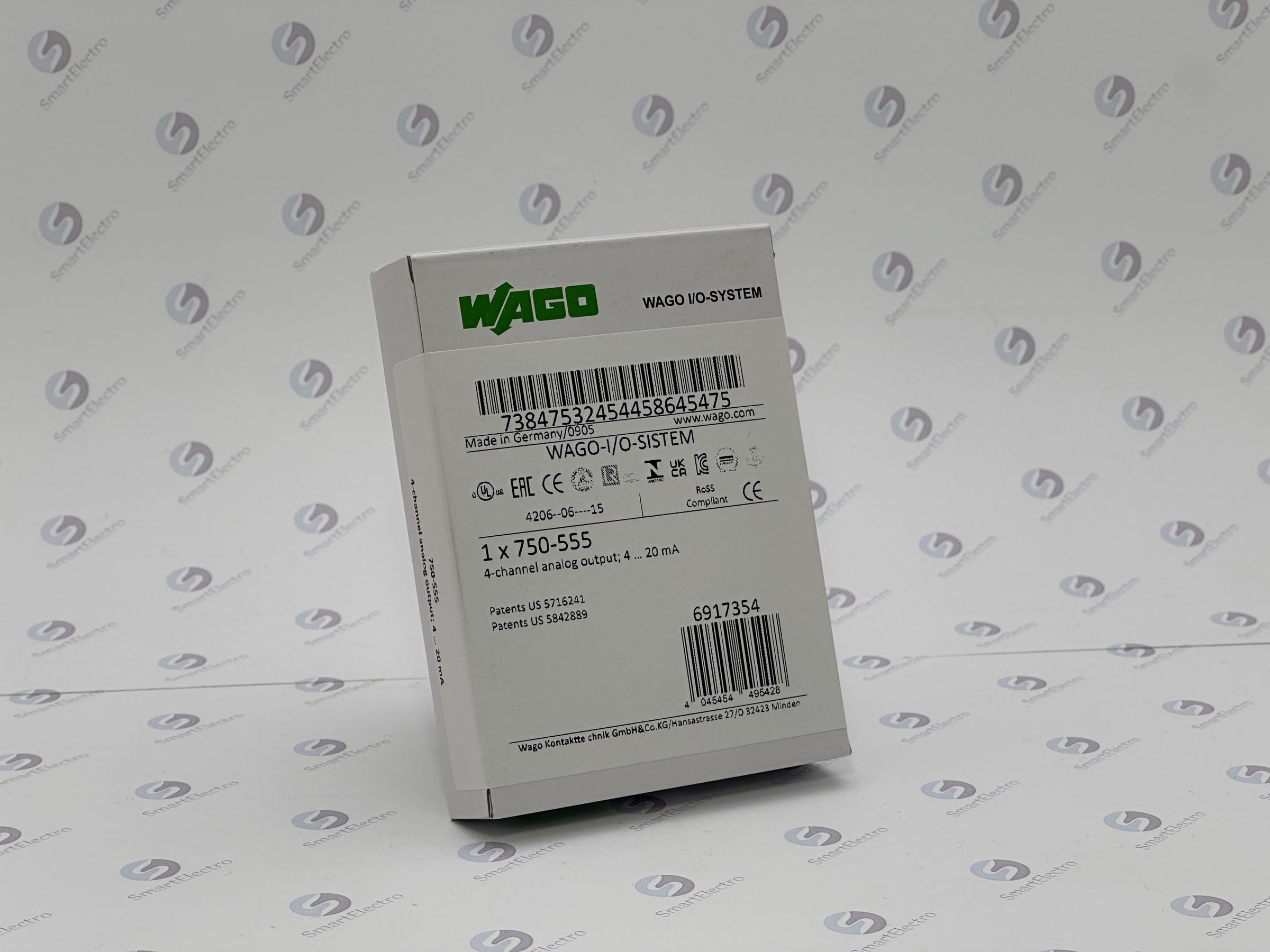 Wago 750-555 (4 АВых 4-20 мА).