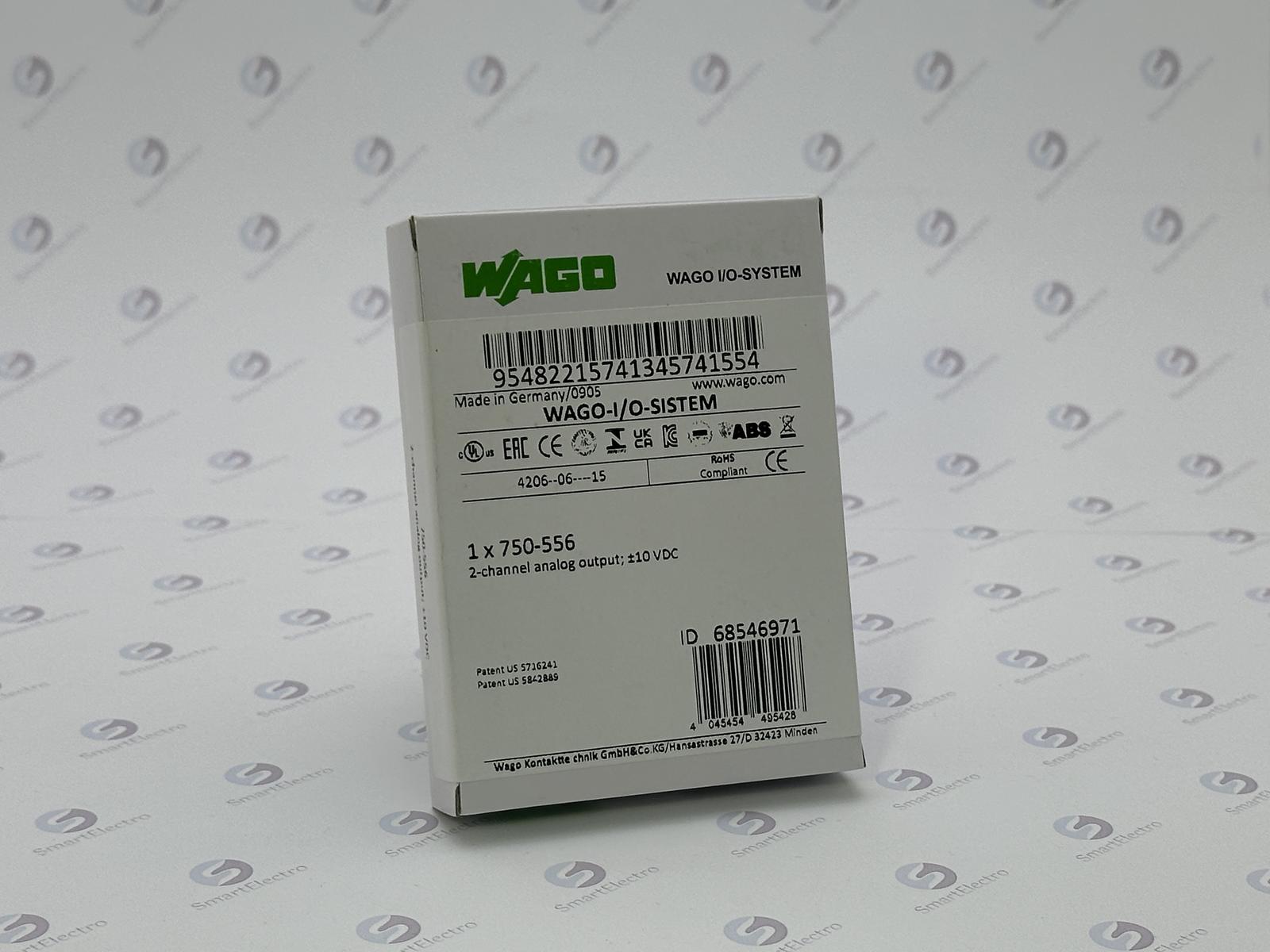 Wago 750-556 (2-кан. модуль аналогового вывода, ± 10 В)