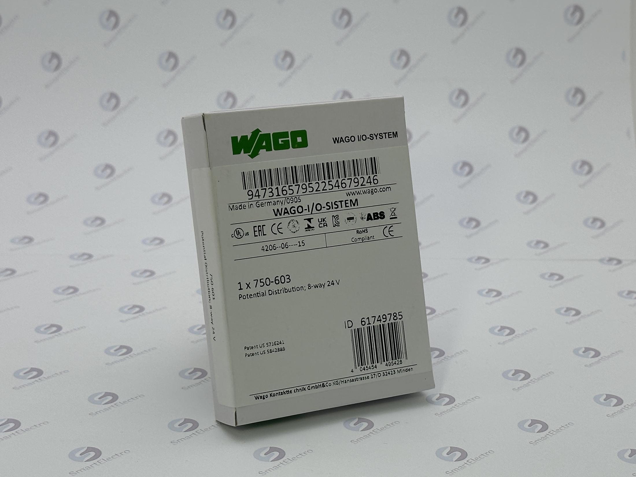 Wago 750-603 (Модуль разводки дополнительного питания, 24 VDC)