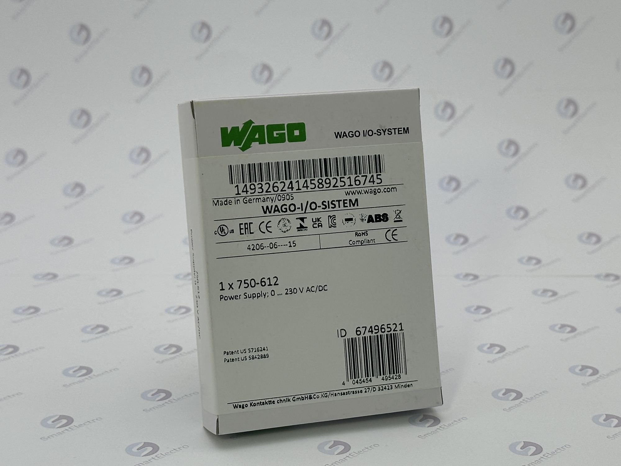 Wago 750-612 (Блок питания 0-230 перем./пост.тока).