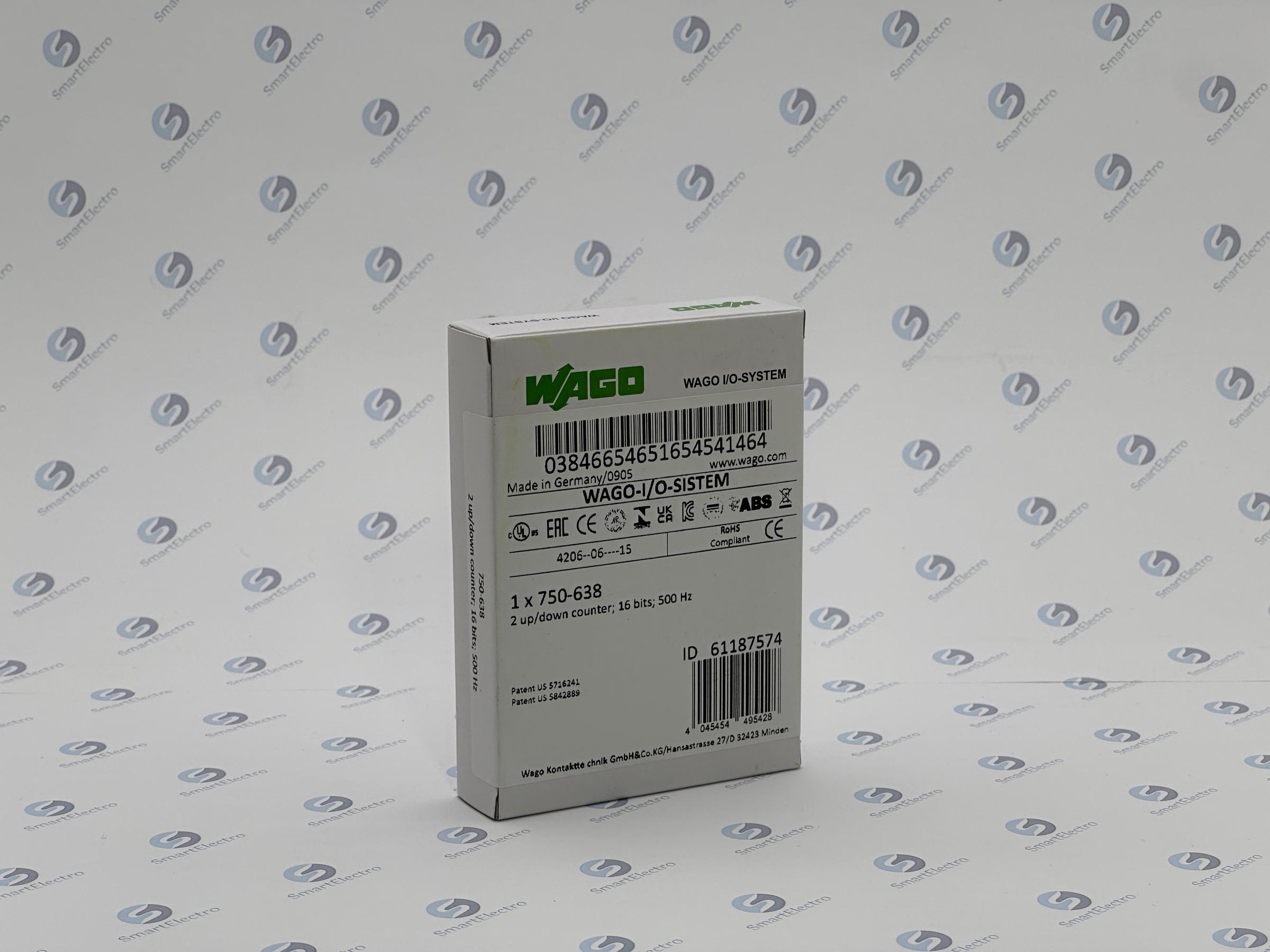 Wago 750-638/025-000 (2 прямой/вычитающий счетчик).