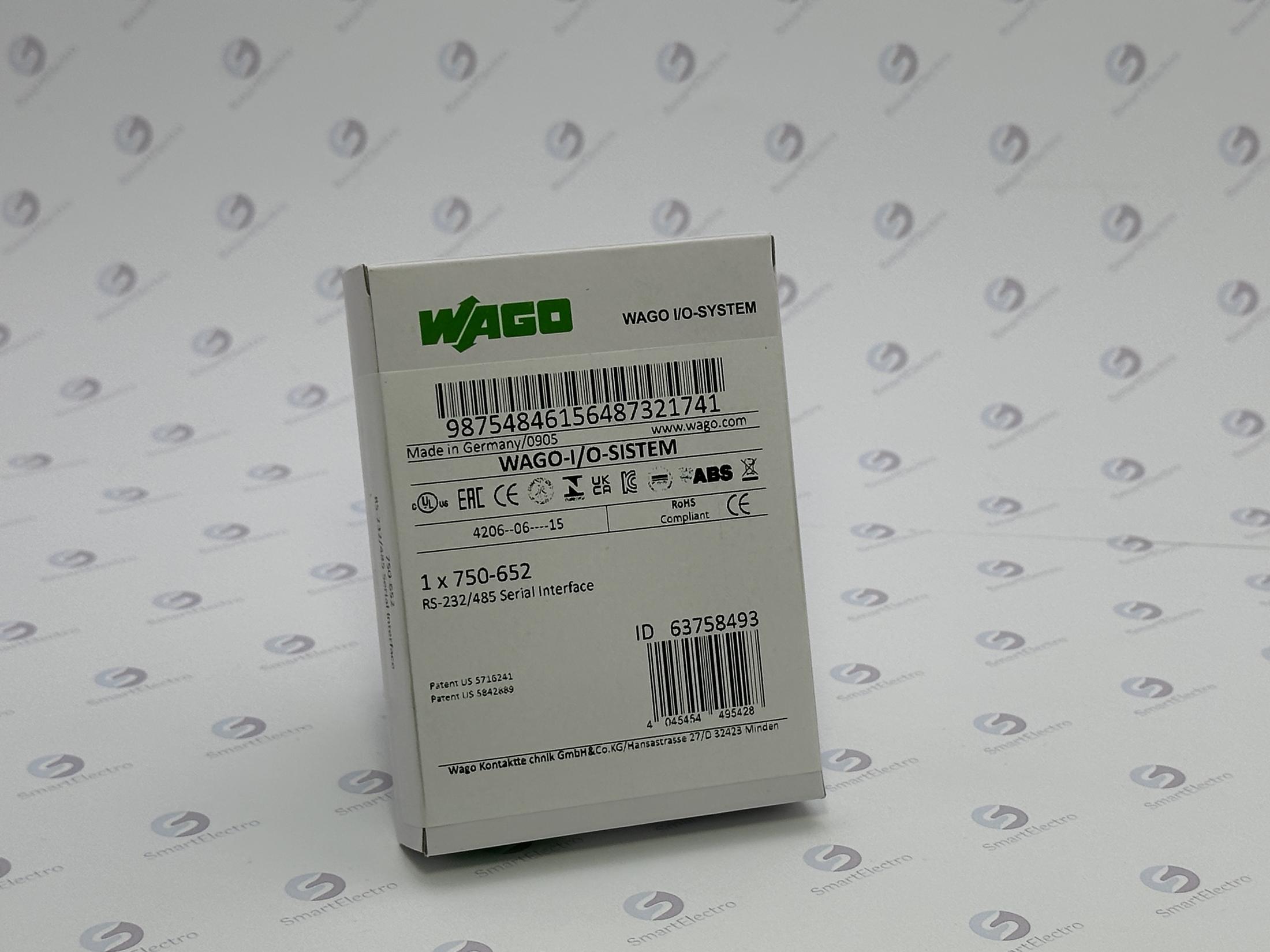 Wago 750-652/040-000 (Интерфейс RS-232/-485).