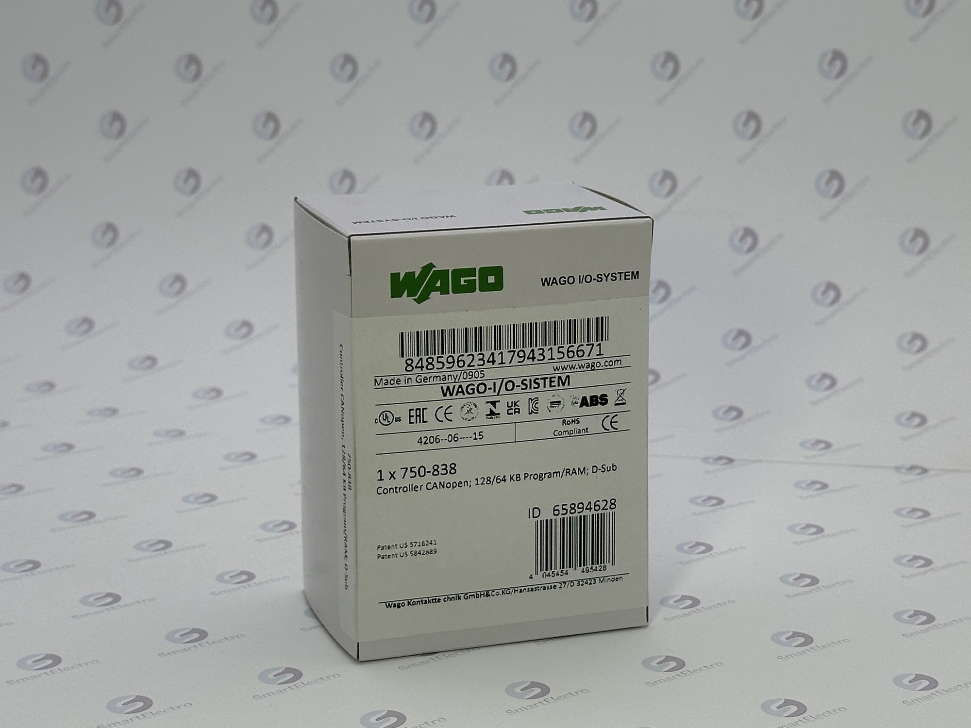 Wago 750-838 (Контроллер CANopen M1 D-Sub).