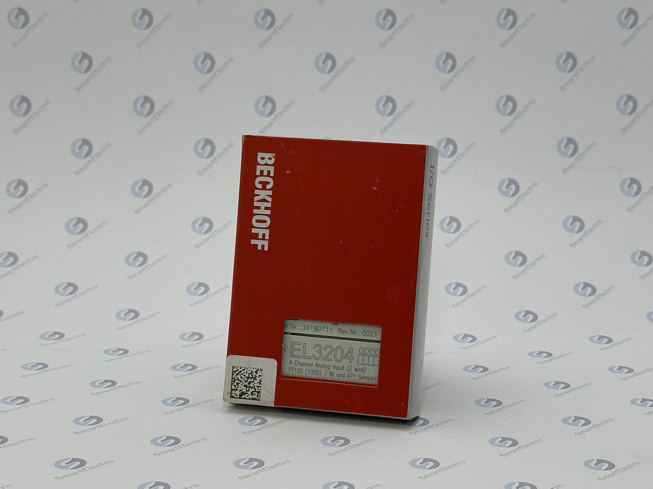 Beckhoff EL3204 (4-канальный входной модуль PT100 (RTD) , 16 бит)