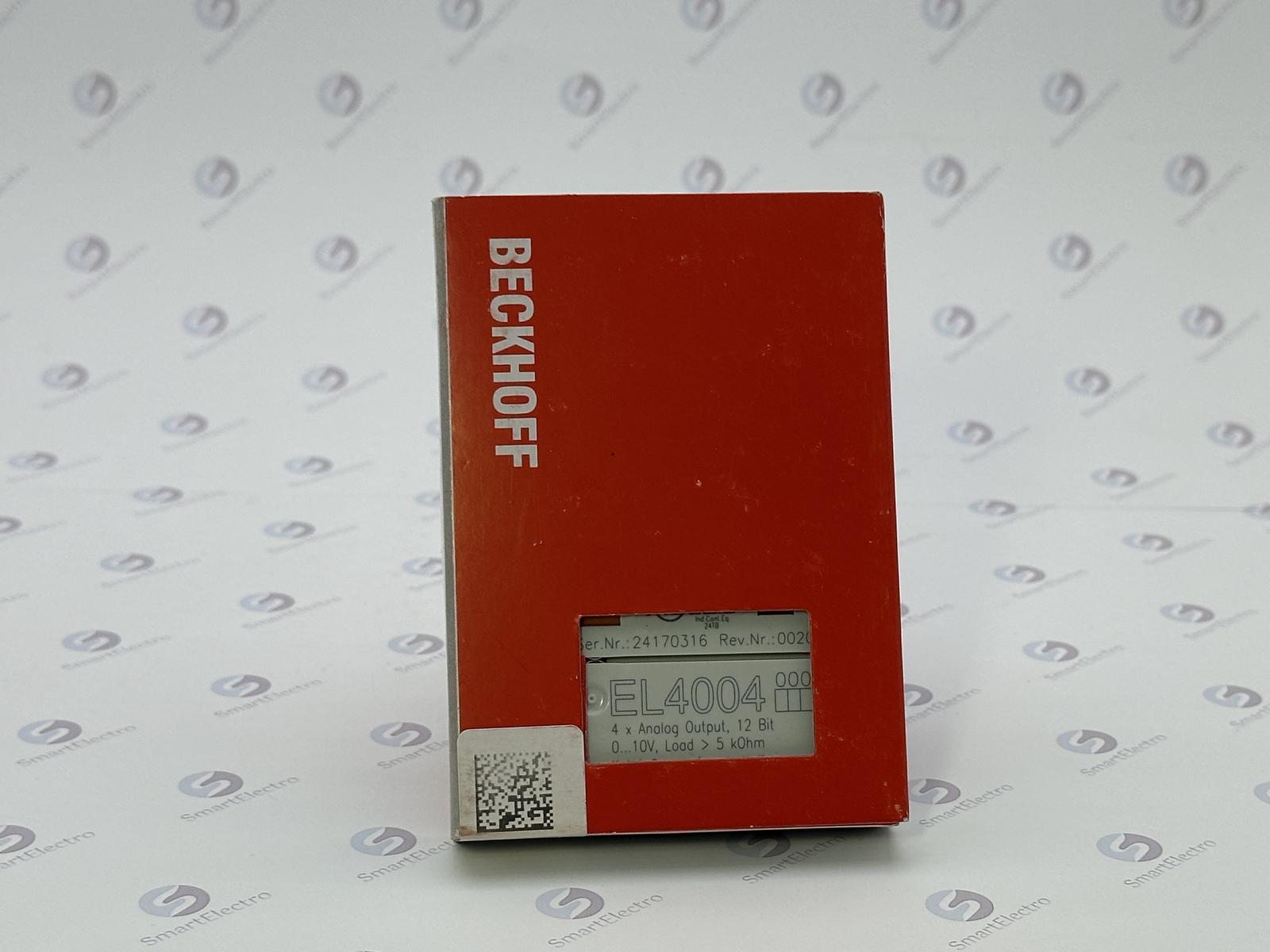 Beckhoff EL4004 (4-канальный модуль аналогового выхода 0…10 в, 12 бит)