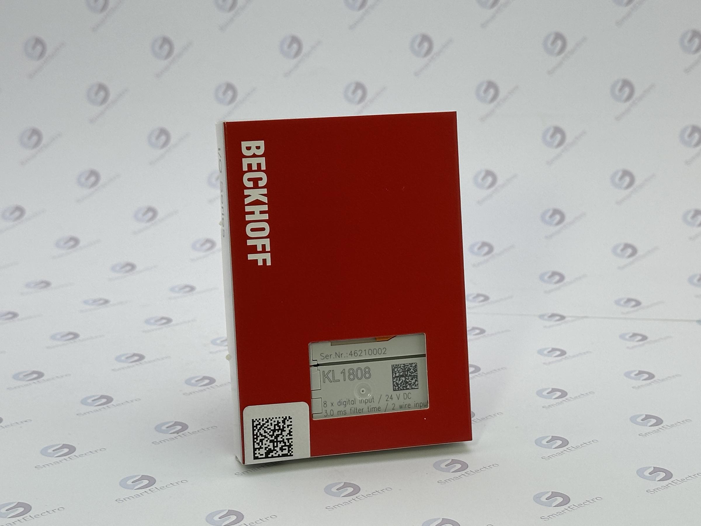 Beckhoff KL1808 (Шинный терминал, 8-канальный цифровой вход, 24 В постоянного тока, 3 мс)