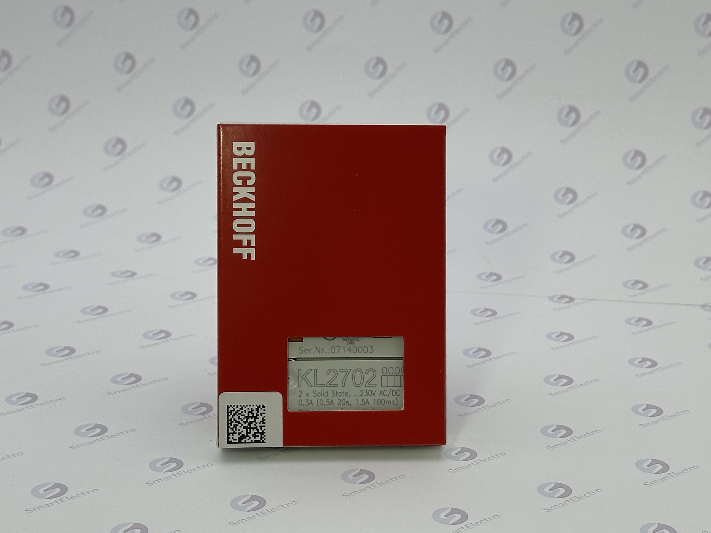 Beckhoff KL2702 (2-канальный твердотельный релейный выход, 0…230 В переменного/постоянного тока)