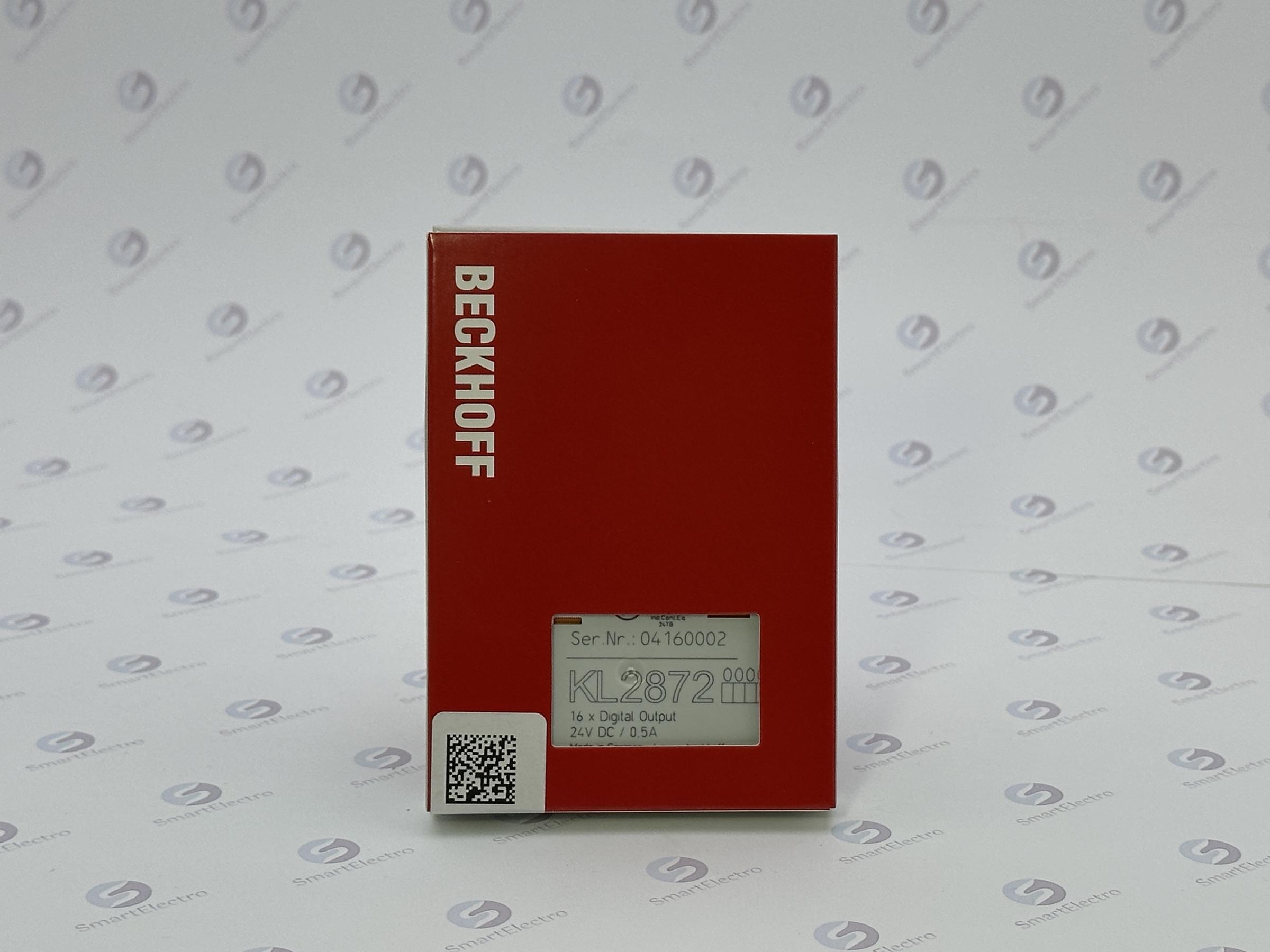 Beckhoff KL2872 (16-канальный цифровой выход, 24 В постоянного тока, 0,5 А, плоский кабель)